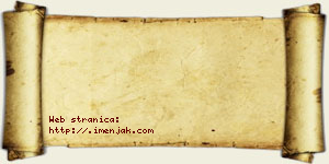 Valentina Manić vizit kartica